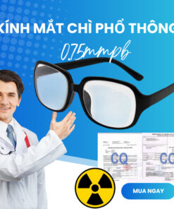 Kính Chì X Quang Bảo Vệ Mắt Loại 2 | Độ Dày Chì 0,5mmpb - 0,75mmpb | Model: KM-88PT | Hãng CM-TECH